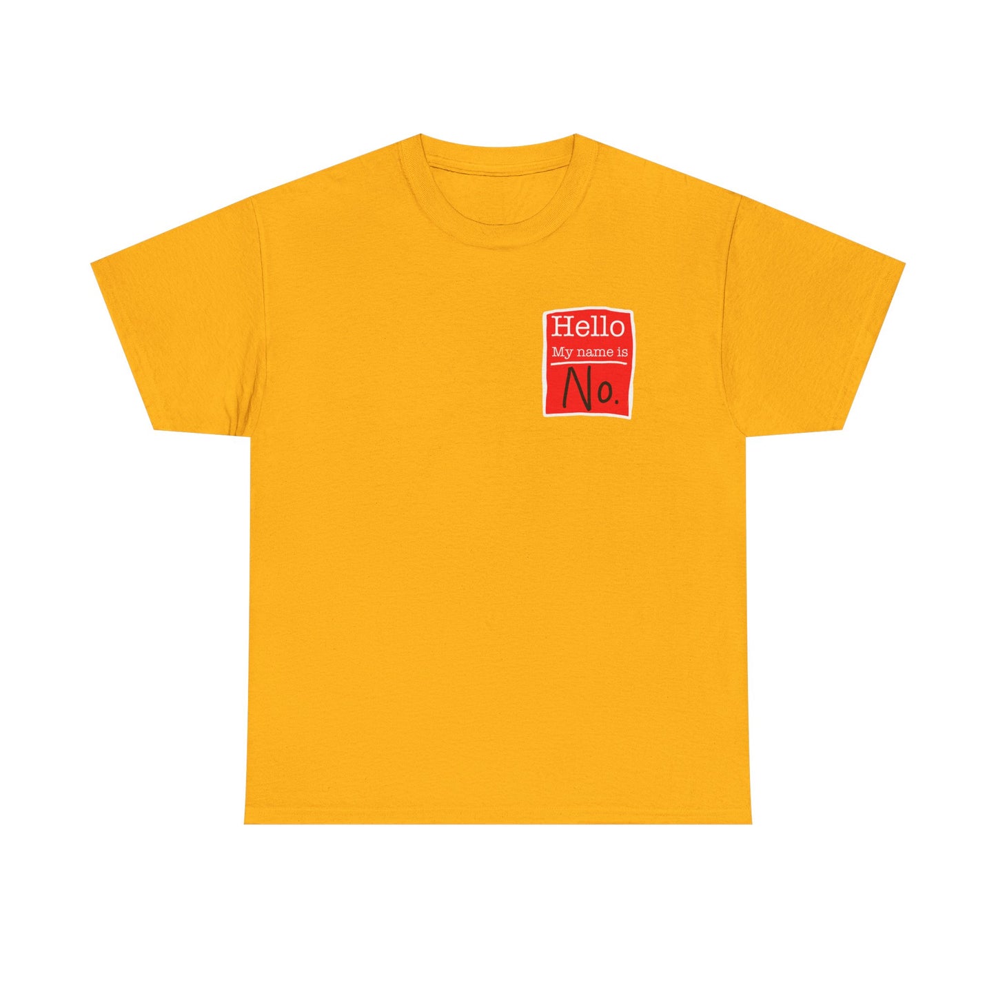 Name tag no Unisex Heavy Cotton Tee