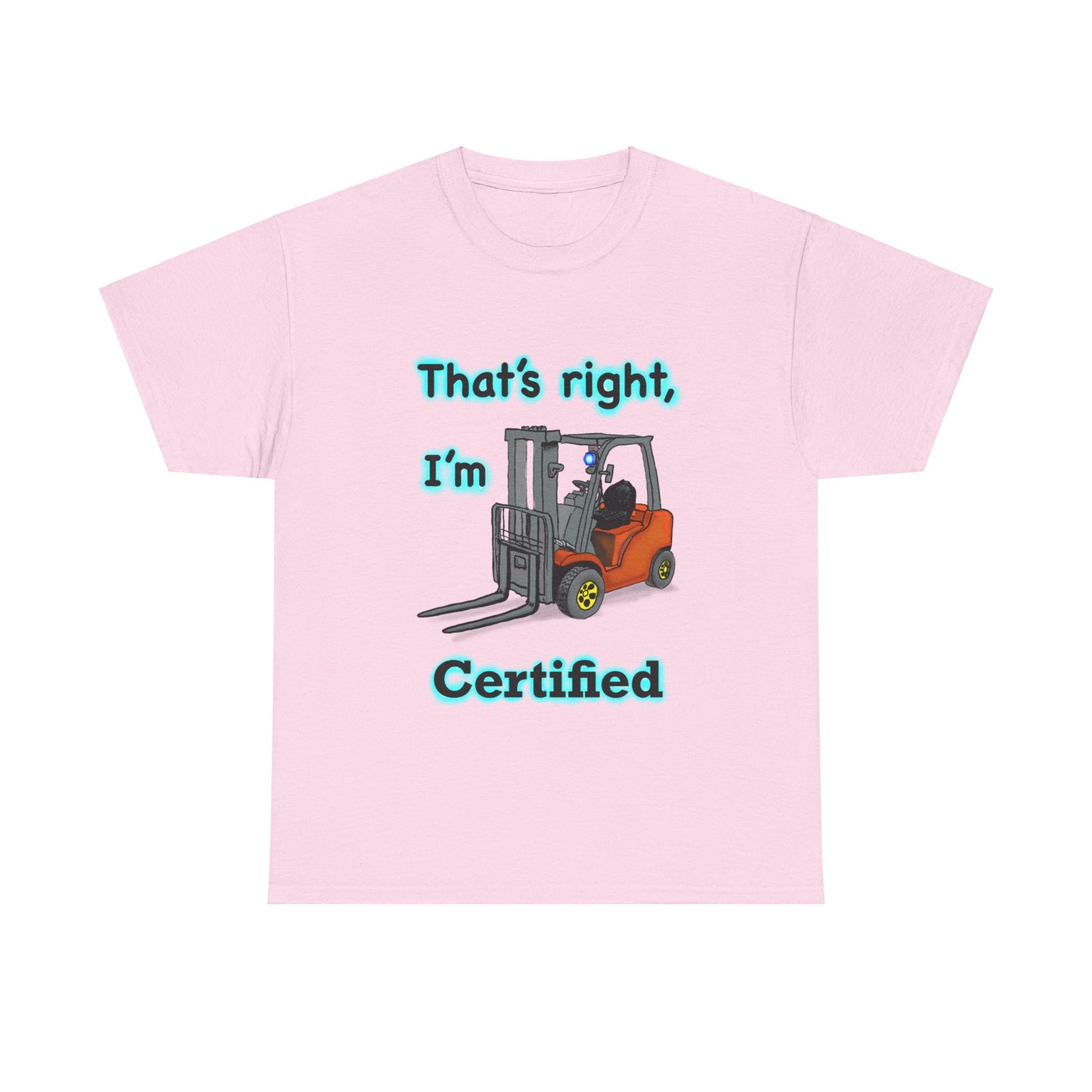 Unisex Heavy Cotton Tee - Forklift