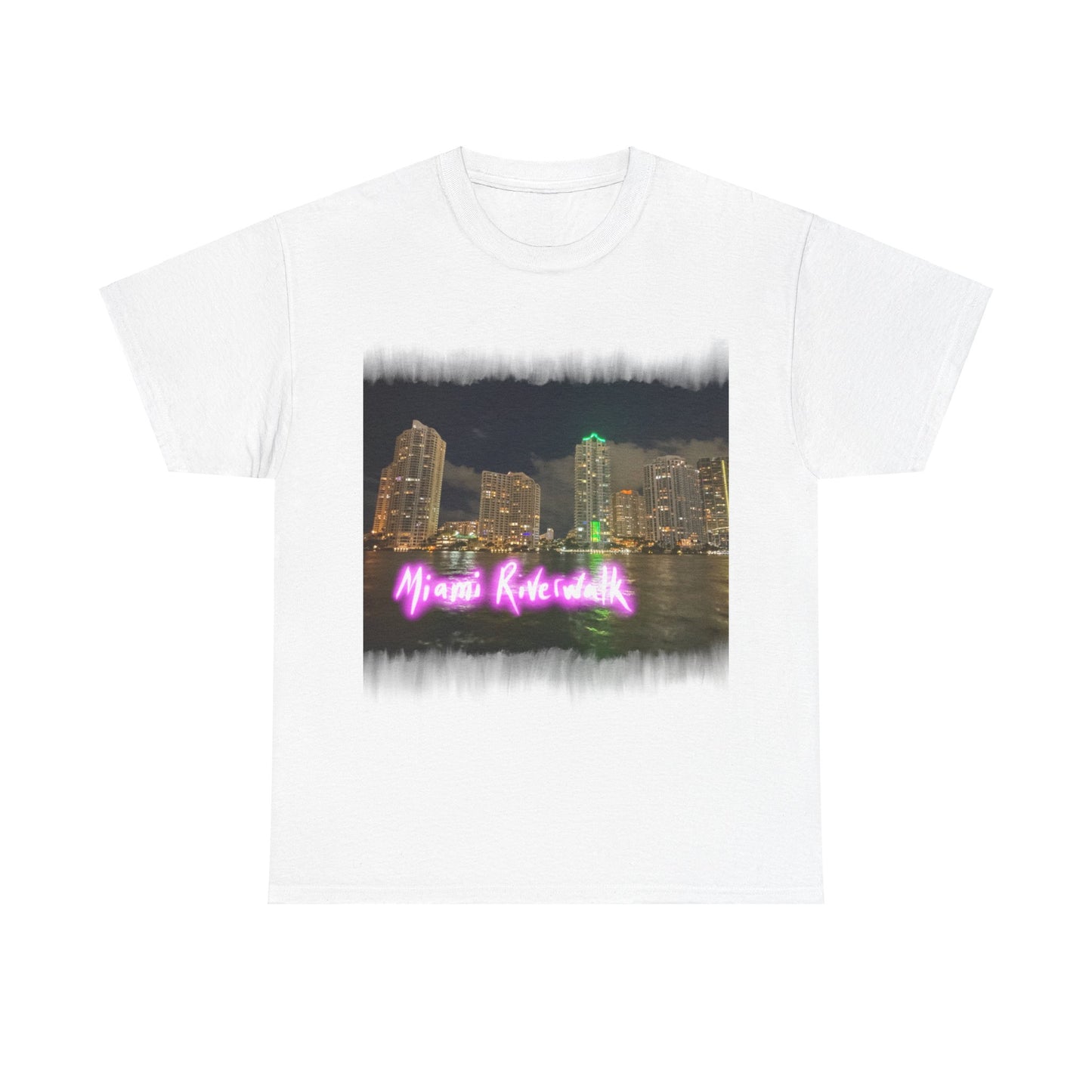 Unisex Heavy Cotton Tee - Miami Riverwalk