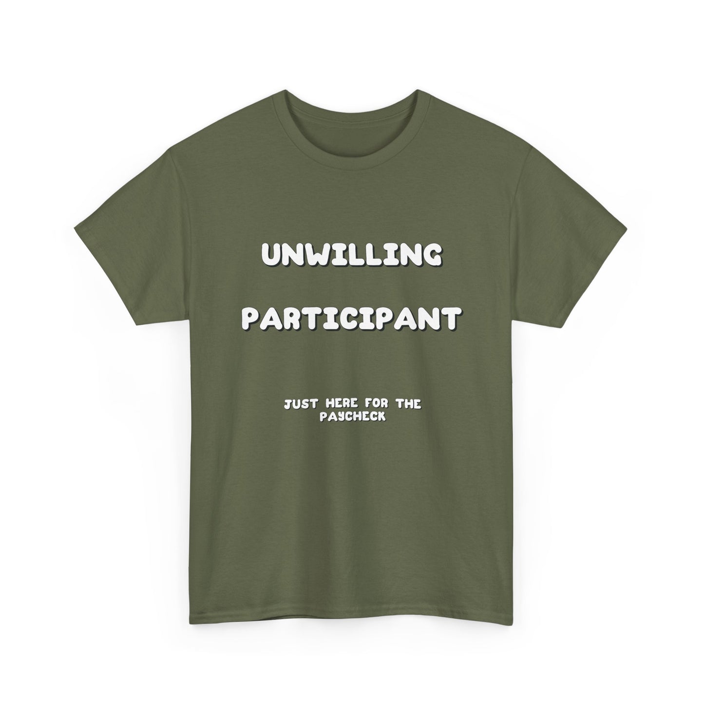 Unwilling Unisex Heavy Cotton Tee