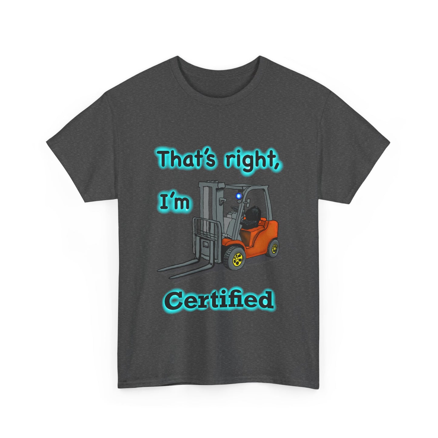 Unisex Heavy Cotton Tee - Forklift