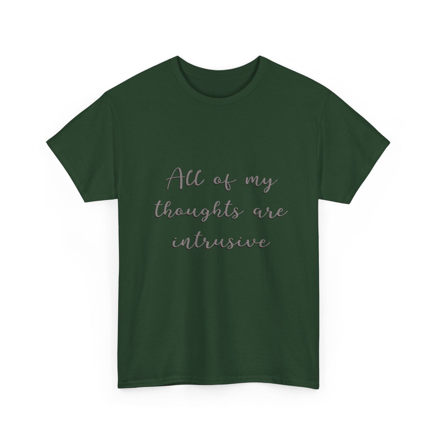 Intrusive thoughts Unisex Heavy Cotton Tee