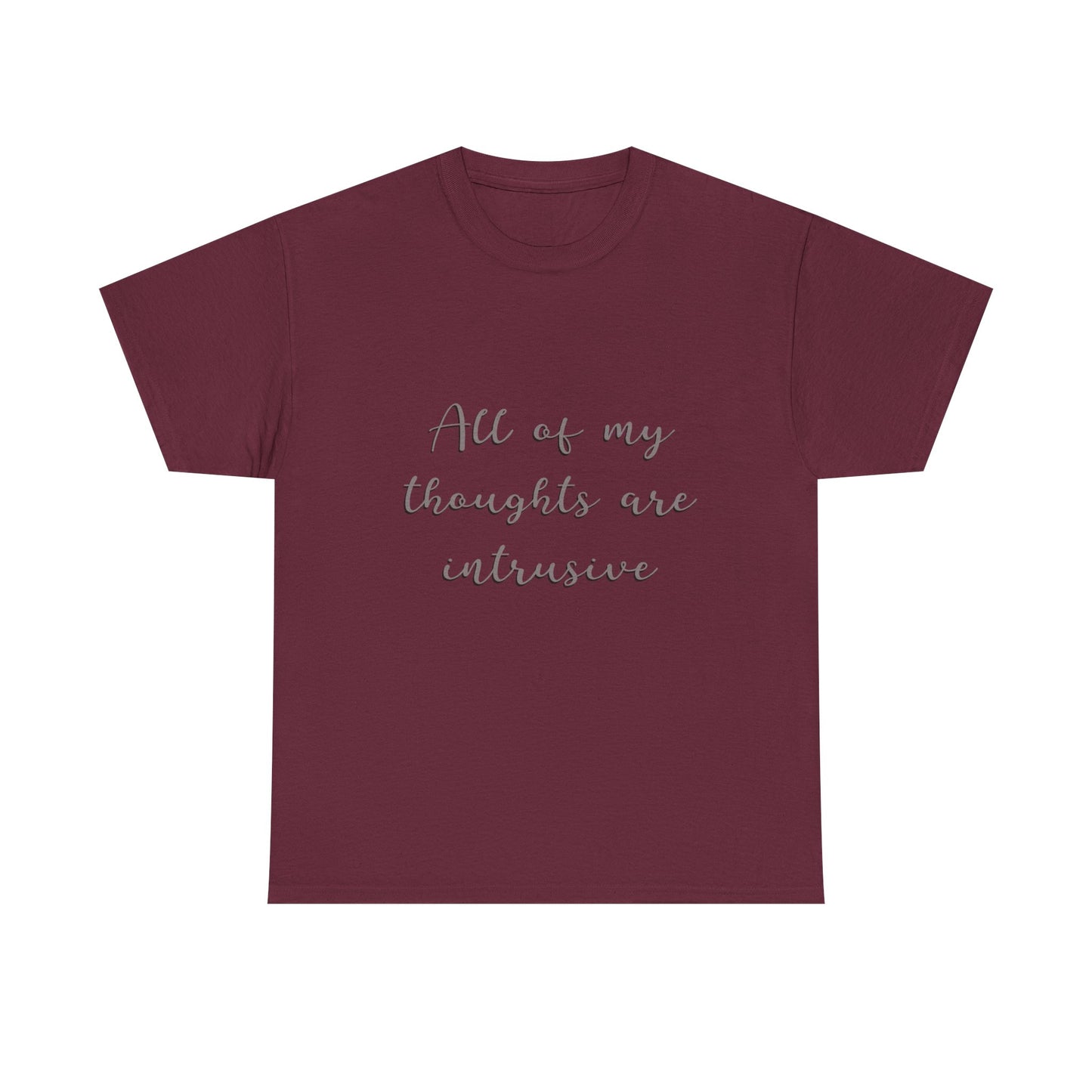Intrusive thoughts Unisex Heavy Cotton Tee