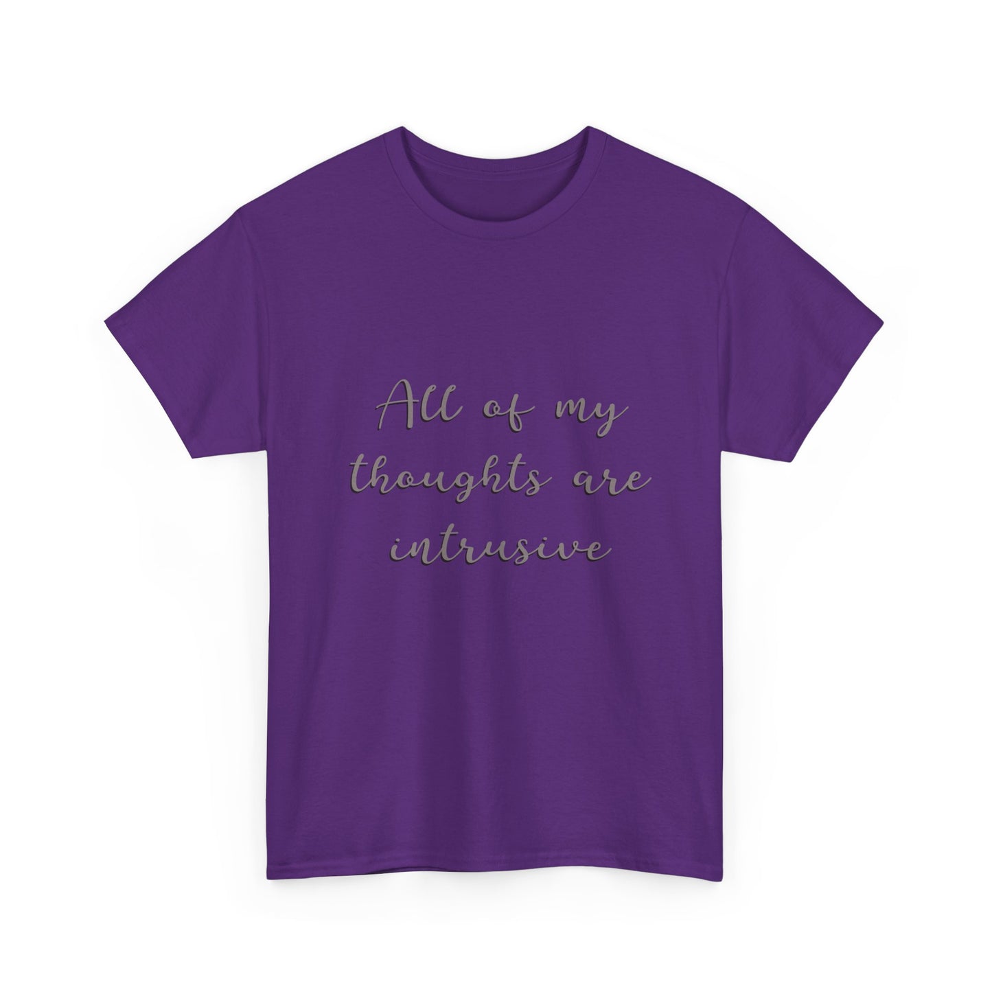 Intrusive thoughts Unisex Heavy Cotton Tee