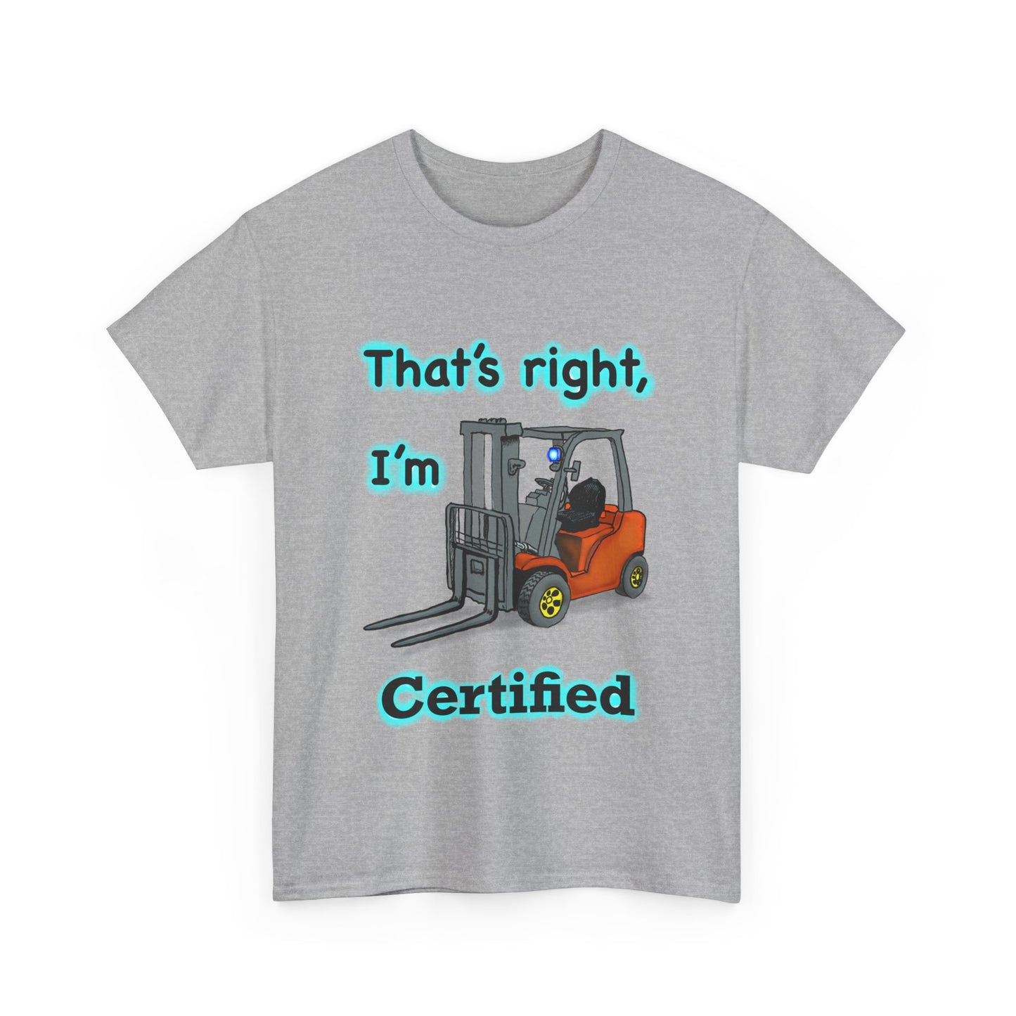 Unisex Heavy Cotton Tee - Forklift