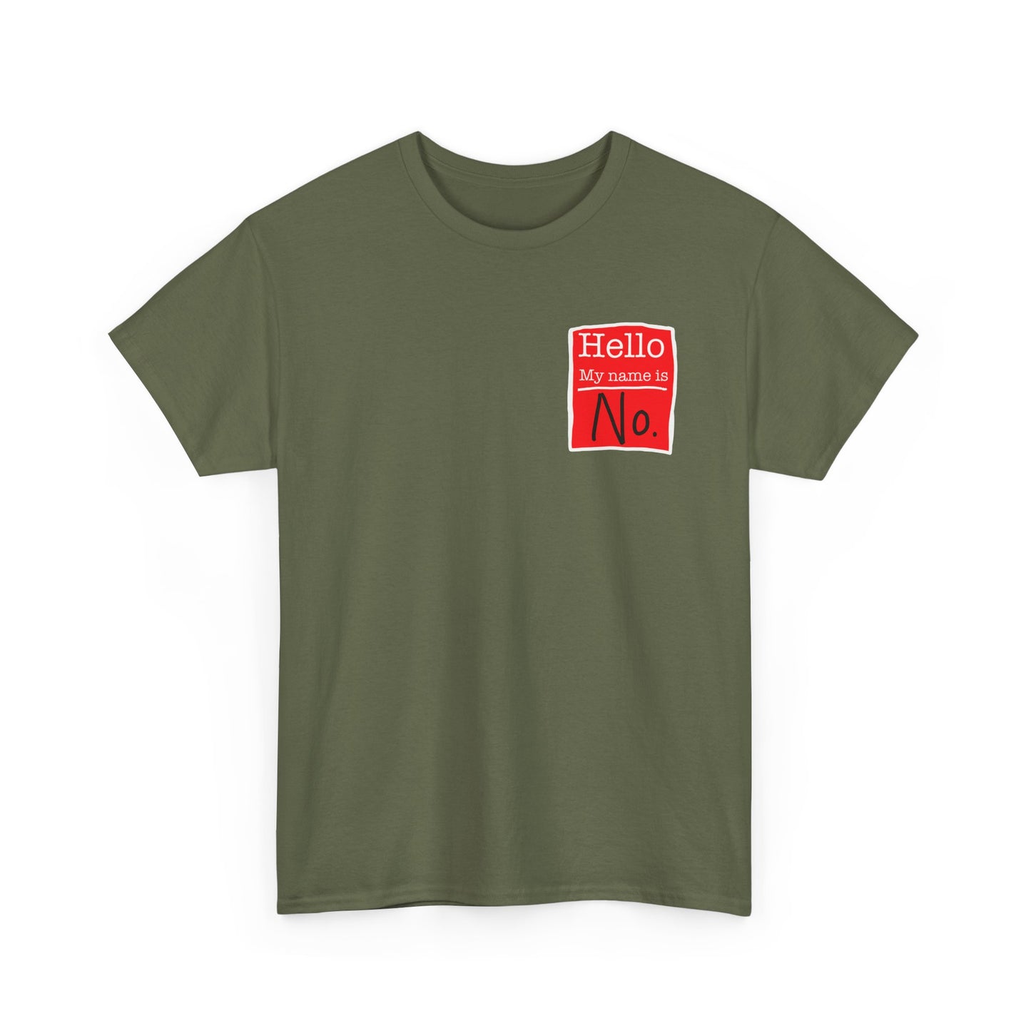 Name tag no Unisex Heavy Cotton Tee