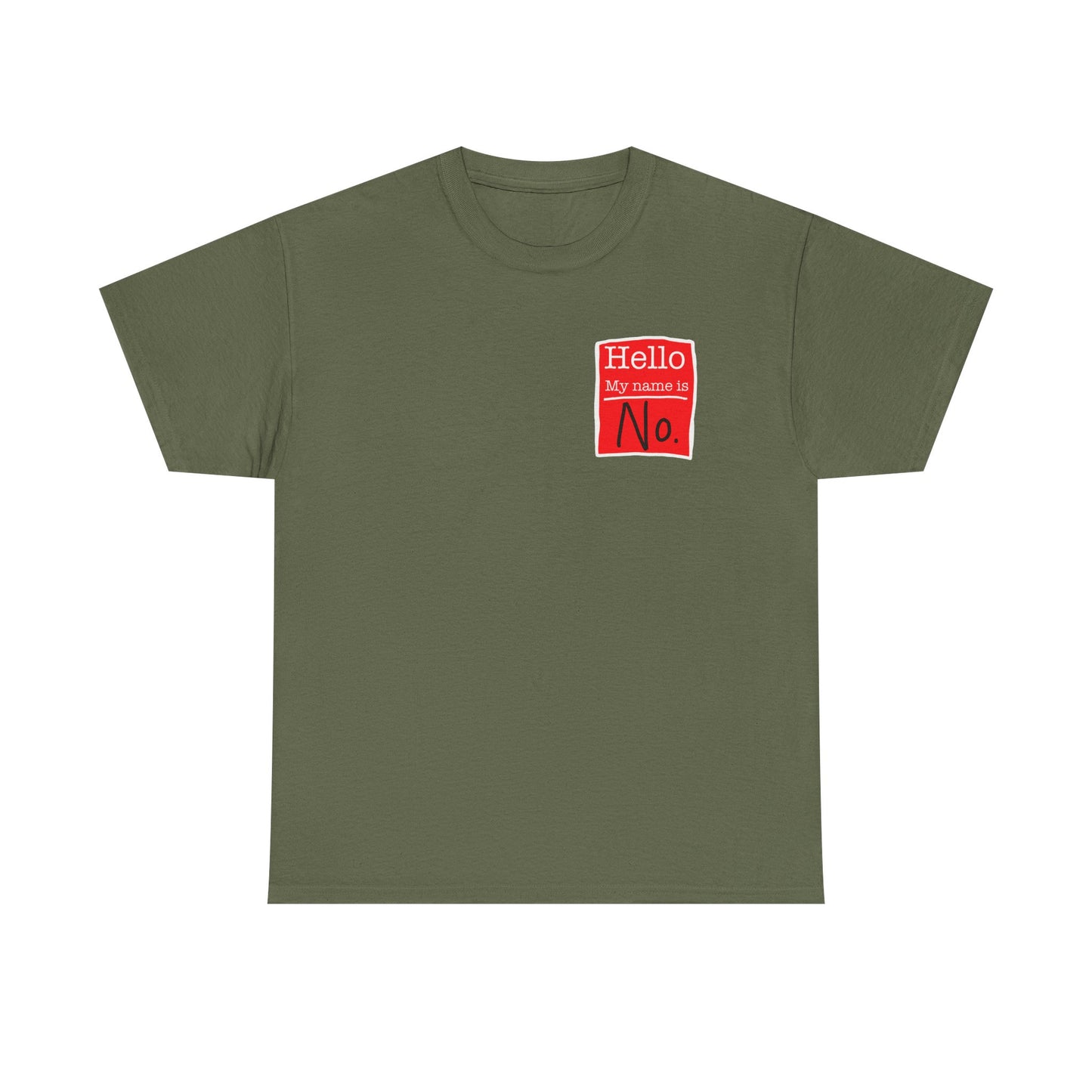Name tag no Unisex Heavy Cotton Tee