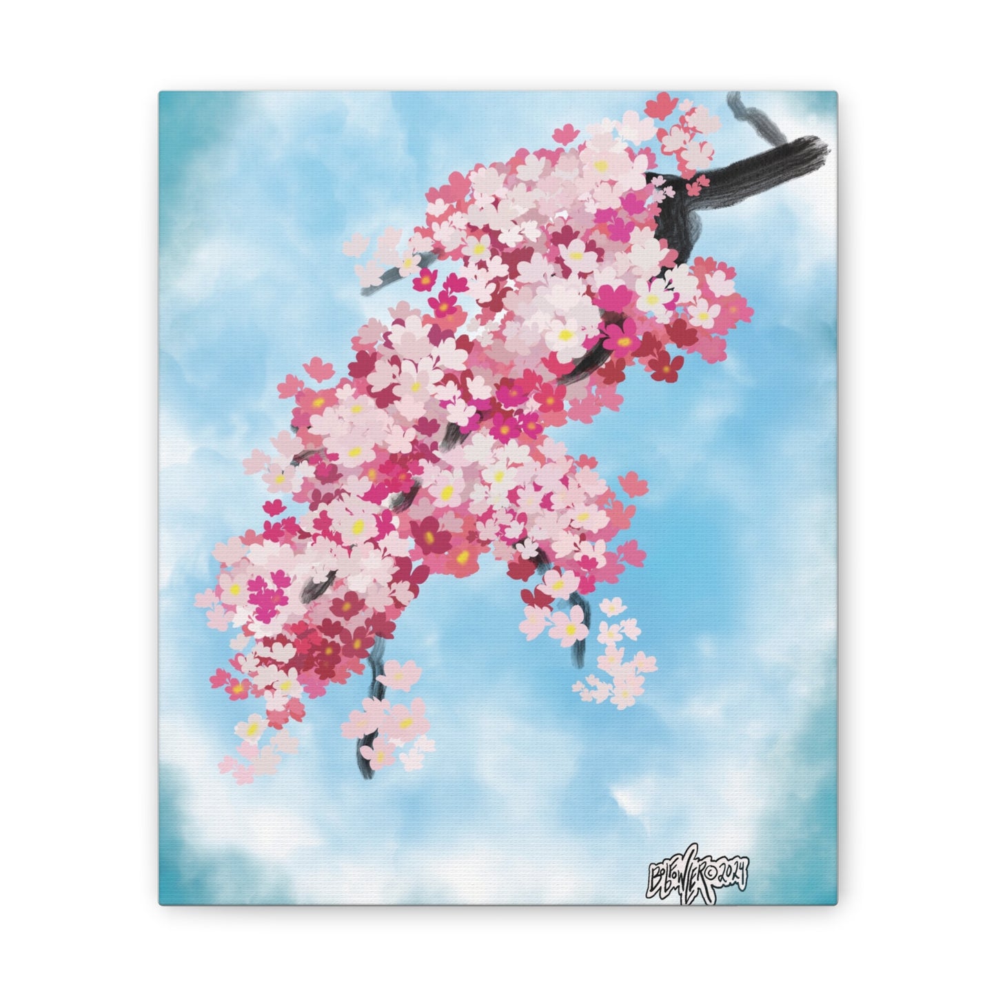 Stretched Canvas Print - Cherry Blossom