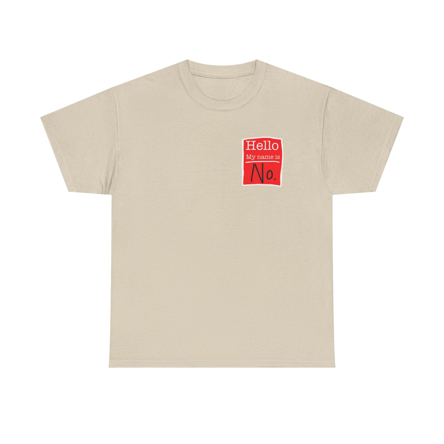 Name tag no Unisex Heavy Cotton Tee