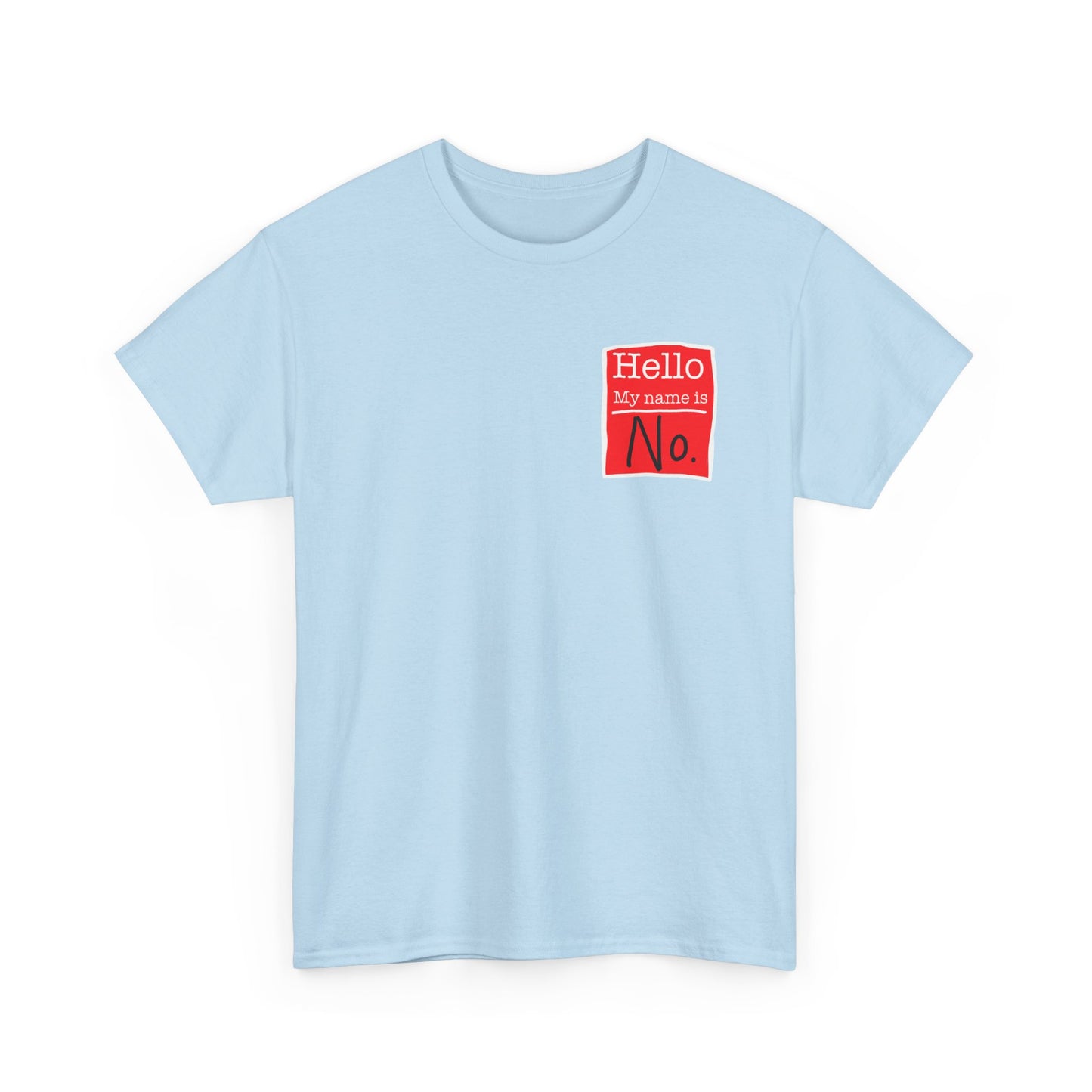 Name tag no Unisex Heavy Cotton Tee