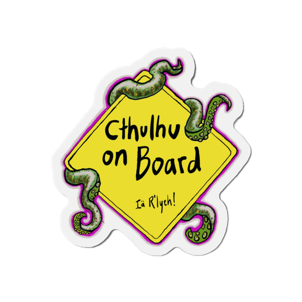 Die-Cut Magnets - Cthulhu on Board