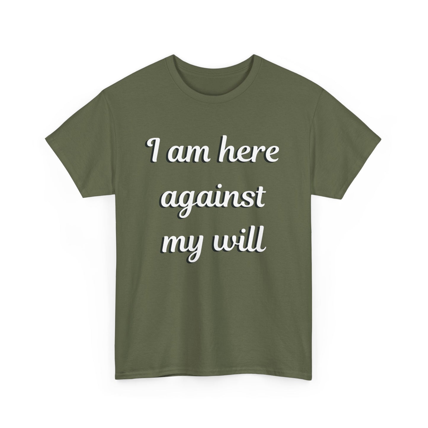 I am here Unisex Heavy Cotton Tee