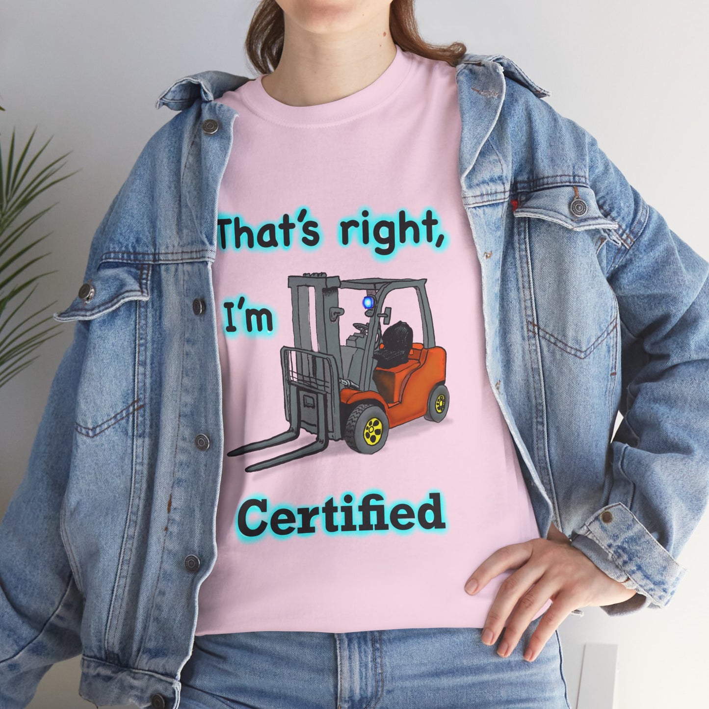 Unisex Heavy Cotton Tee - Forklift