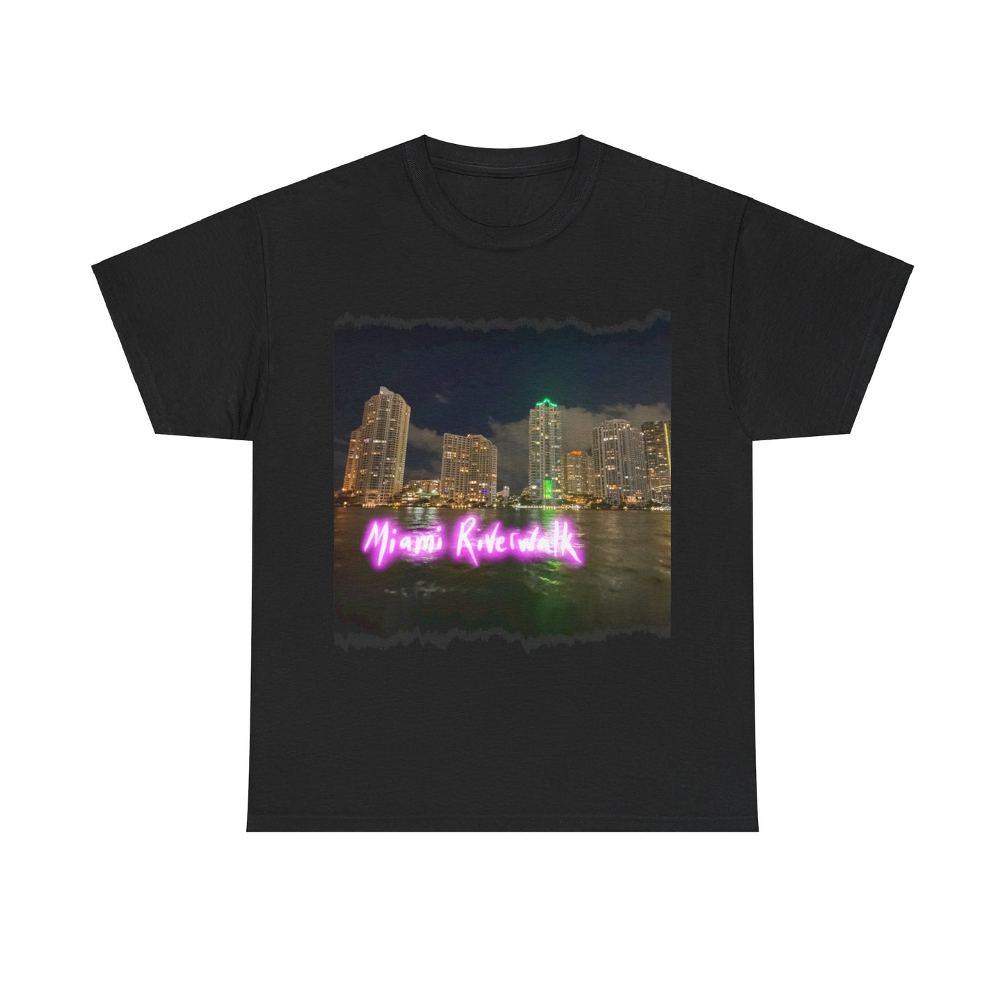 Unisex Heavy Cotton Tee - Miami Riverwalk