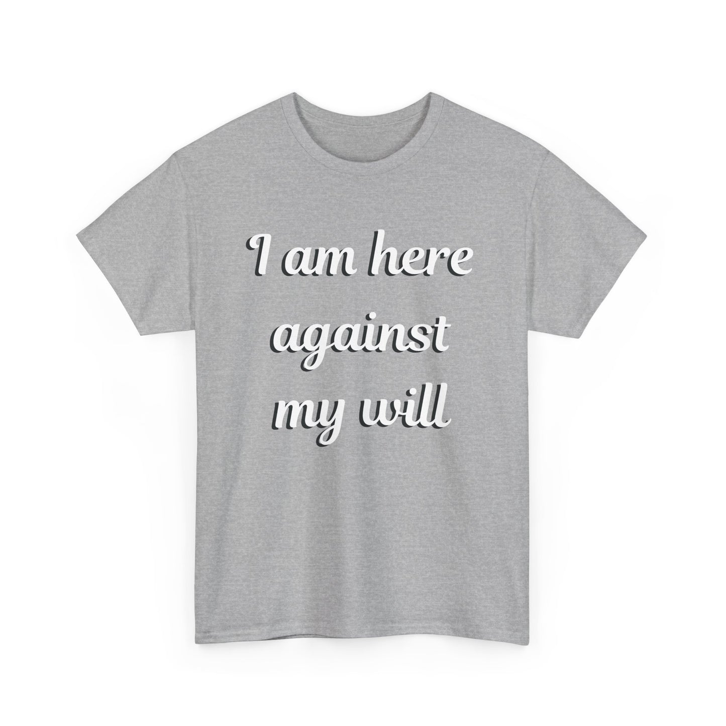 I am here Unisex Heavy Cotton Tee