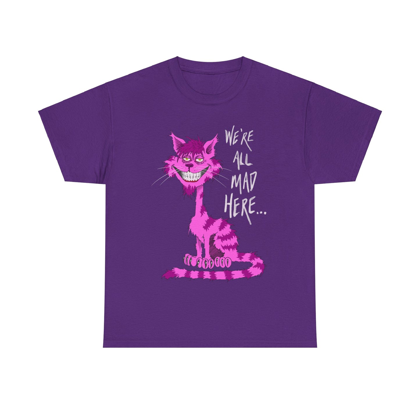 Unisex Heavy Cotton Tee - Cheshire Cat