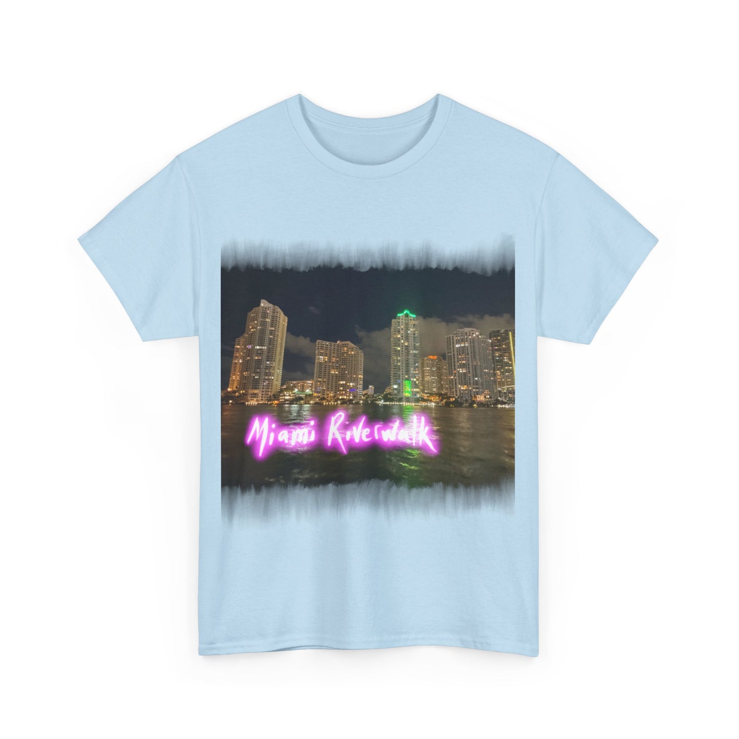 Unisex Heavy Cotton Tee - Miami Riverwalk