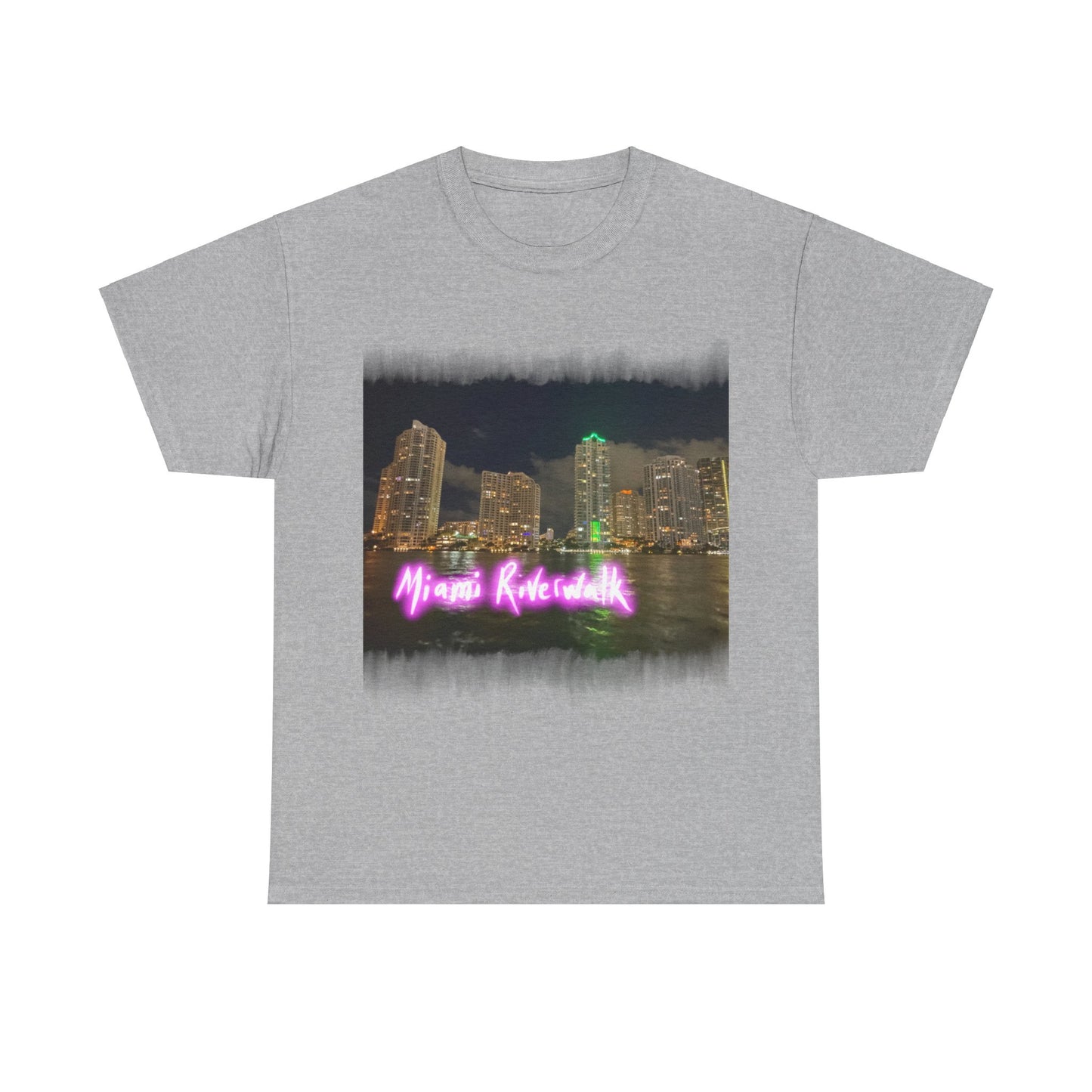 Unisex Heavy Cotton Tee - Miami Riverwalk