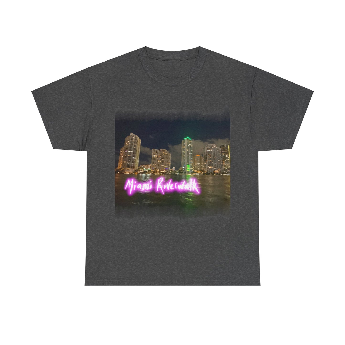 Unisex Heavy Cotton Tee - Miami Riverwalk