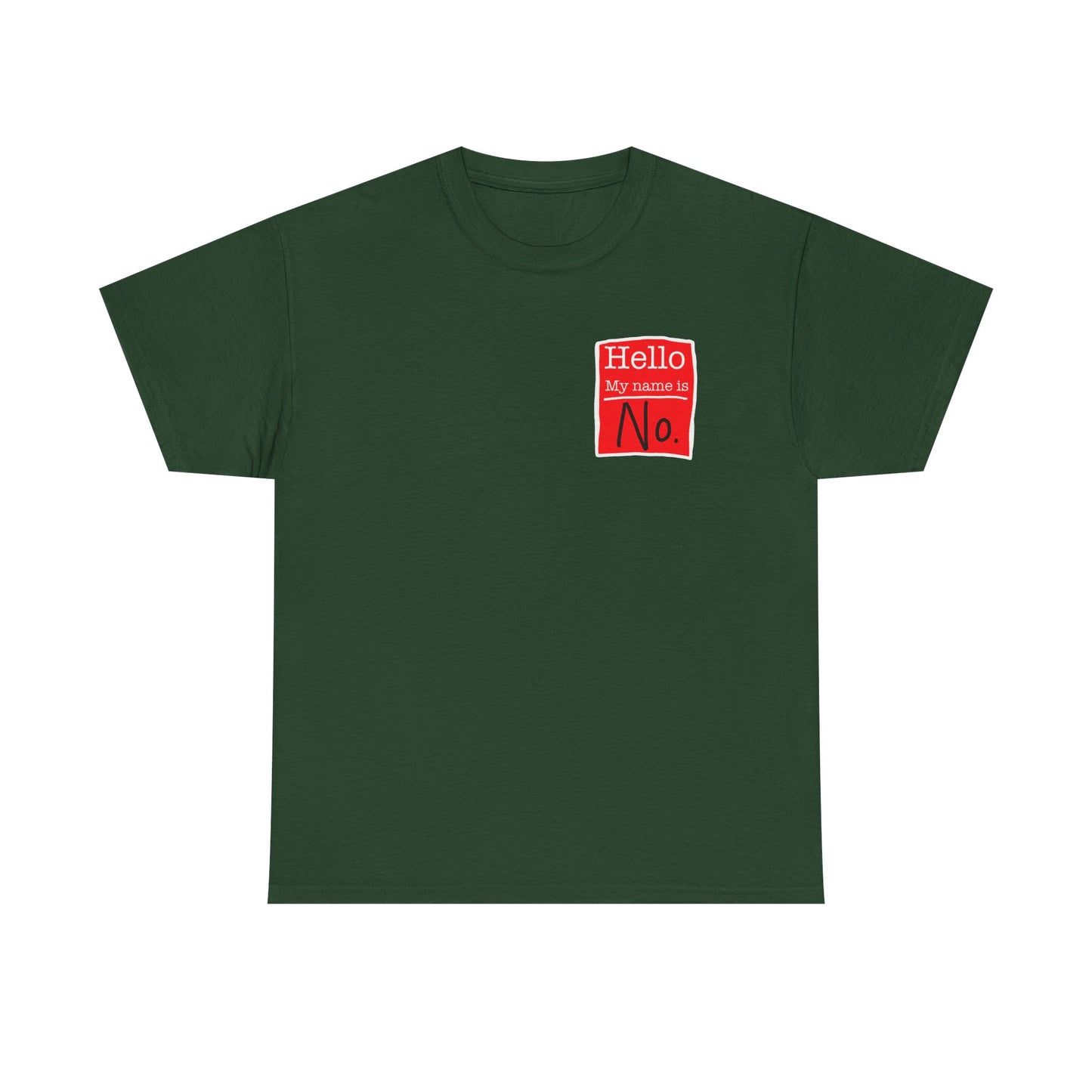 Name tag no Unisex Heavy Cotton Tee