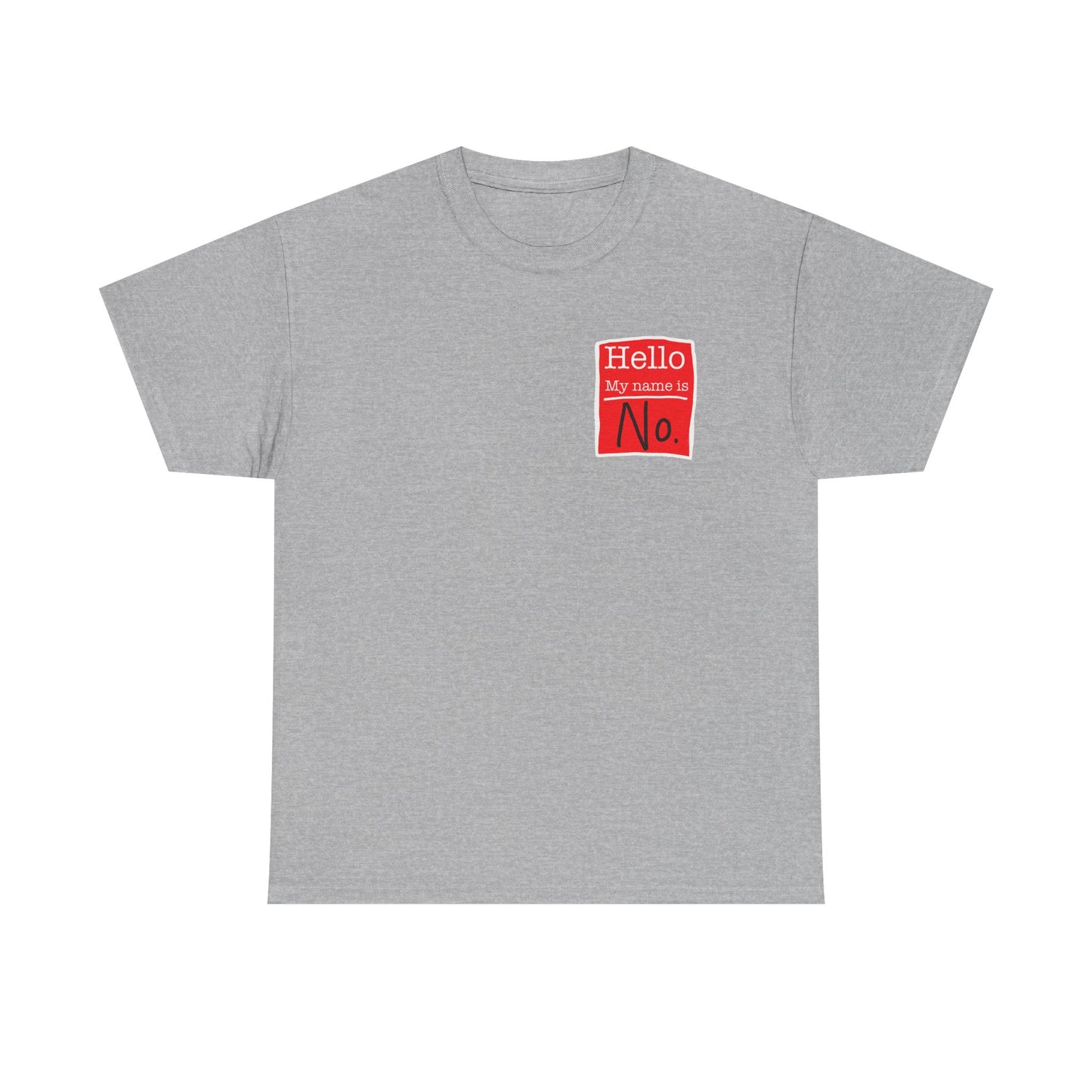 Name tag no Unisex Heavy Cotton Tee